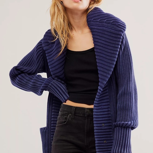 Free People Sweaters - Free people Ryanne long haul cardigan